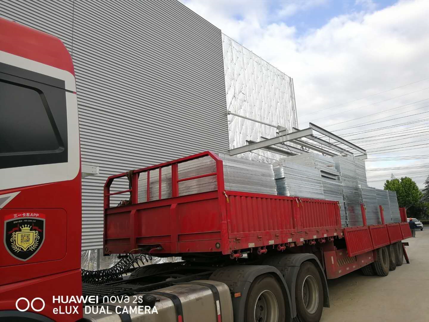 張家港項目格柵發貨，型號G403/30/100。熱鍍鋅鋼格板，